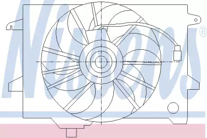 Вентилятор NISSENS 85417