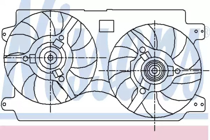 Вентилятор NISSENS 85442