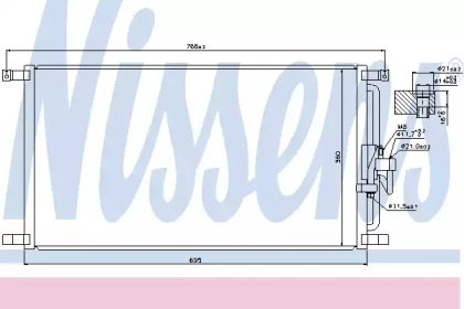 Конденсатор NISSENS 940104