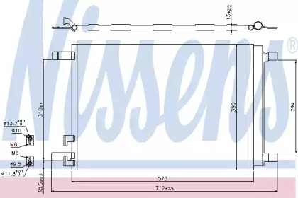 Конденсатор NISSENS 940319