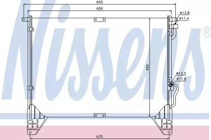 Конденсатор NISSENS 94643