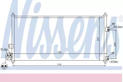 Конденсатор NISSENS 94889