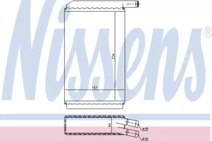 Теплообменник NISSENS 73940