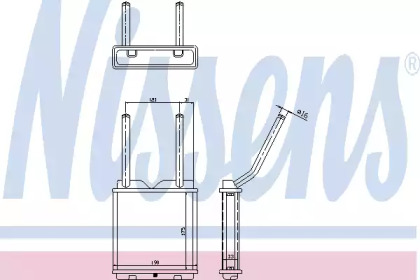 Теплообменник NISSENS 72653