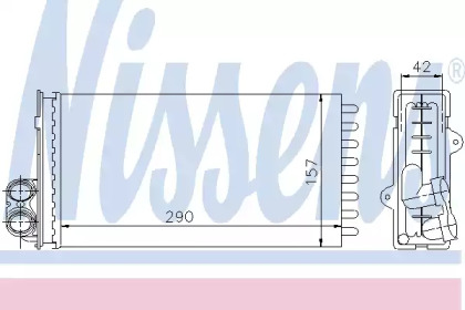 Теплообменник NISSENS 73356