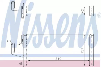 Теплообменник NISSENS 71807