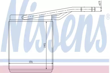 Теплообменник NISSENS 71747