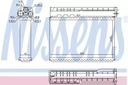 Теплообменник NISSENS 70512