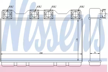 Теплообменник NISSENS 70515