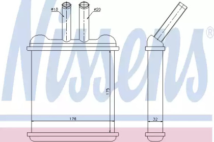 Теплообменник NISSENS 76502