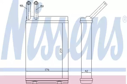 Теплообменник NISSENS 73642