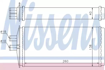 Теплообменник NISSENS 73655