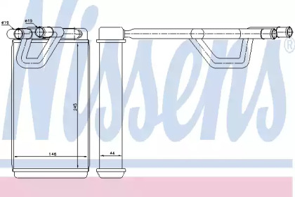 Теплообменник NISSENS 72208