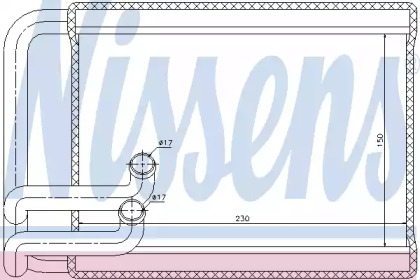 Теплообменник NISSENS 77533