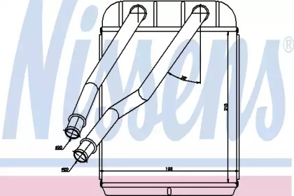 Теплообменник NISSENS 73975