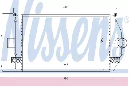 Теплообменник NISSENS 96866