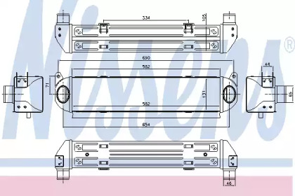 Теплообменник NISSENS 96243