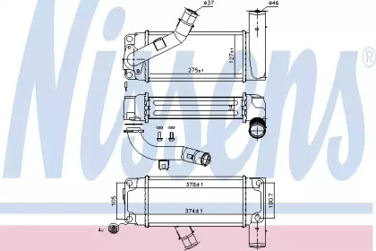 Теплообменник NISSENS 96428