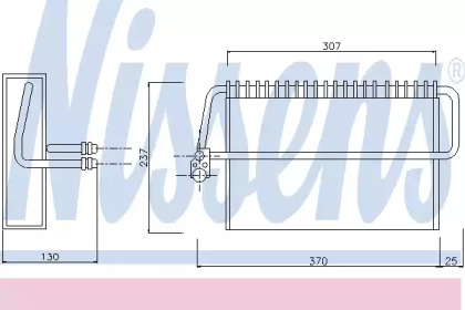 Испаритель NISSENS 92162