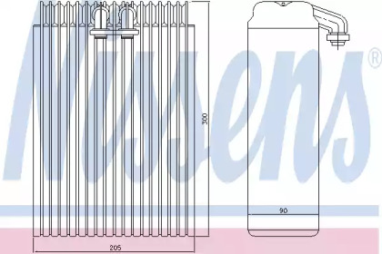 Испаритель NISSENS 92200