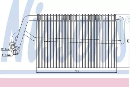 Испаритель NISSENS 92221