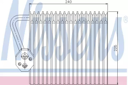 Испаритель NISSENS 92167