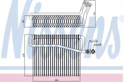 Испаритель NISSENS 92271