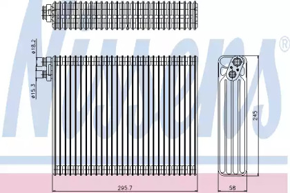 Испаритель NISSENS 92299