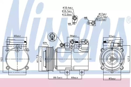 Компрессор NISSENS 890018