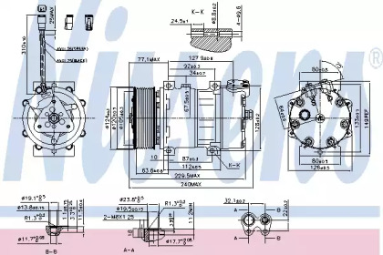 Компрессор NISSENS 890022