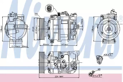 Компрессор NISSENS 890025