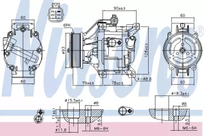 Компрессор NISSENS 890036