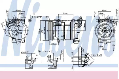 Компрессор NISSENS 890051