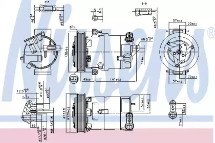 Компрессор NISSENS 890057