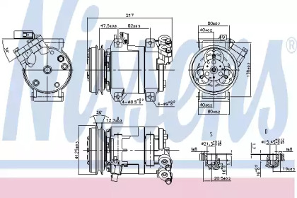 Компрессор NISSENS 890064