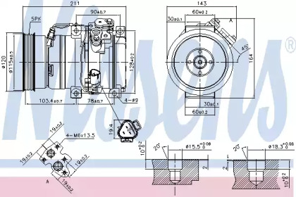 Компрессор NISSENS 890066