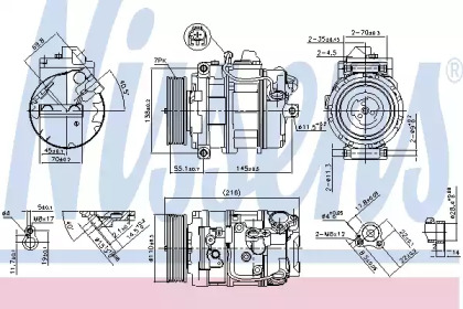 Компрессор NISSENS 890069