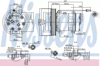 Компрессор NISSENS 890114