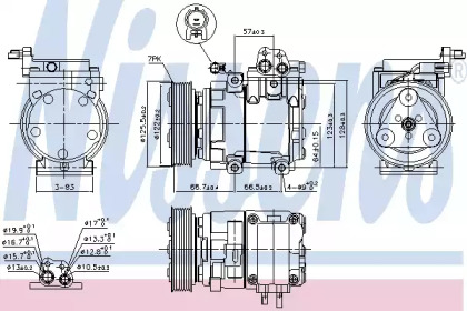 Компрессор NISSENS 890129