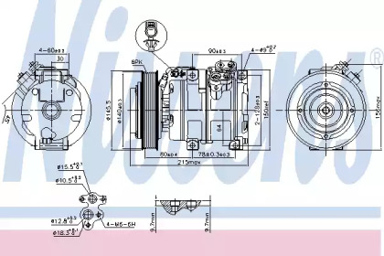 Компрессор NISSENS 890166