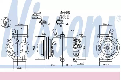 Компрессор NISSENS 890176