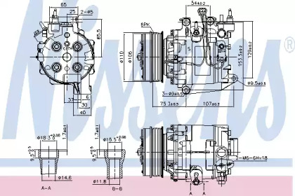 Компрессор NISSENS 890195