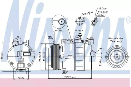 Компрессор NISSENS 89022