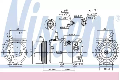 Компрессор NISSENS 890240