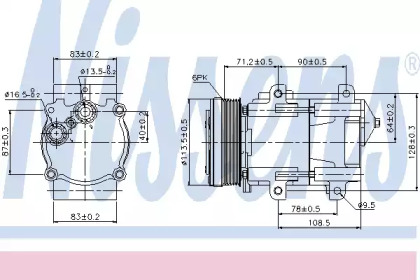 Компрессор NISSENS 89046