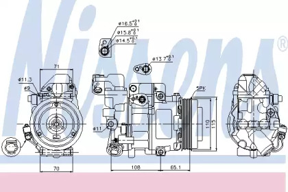 Компрессор NISSENS 89051