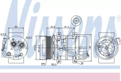 Компрессор NISSENS 89069