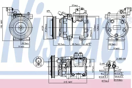 Компрессор NISSENS 89085