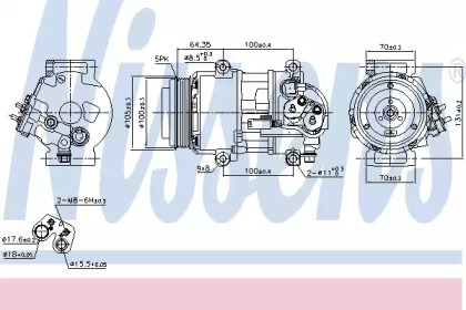 Компрессор NISSENS 89089