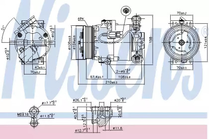 Компрессор NISSENS 89096